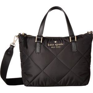 Kate Spade Black Watson Lane Quilted Lucie Crossbody Purse
